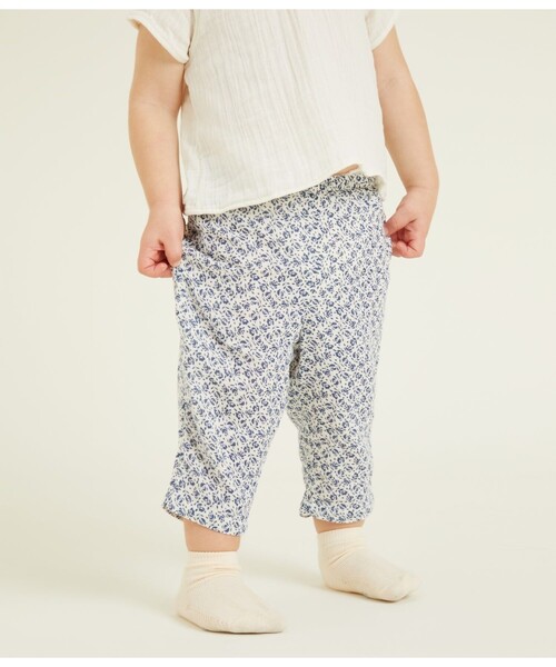 【セール】ダブルガーゼパンツ（その他パンツ）｜PETIT BATEAU（プチバトー）
