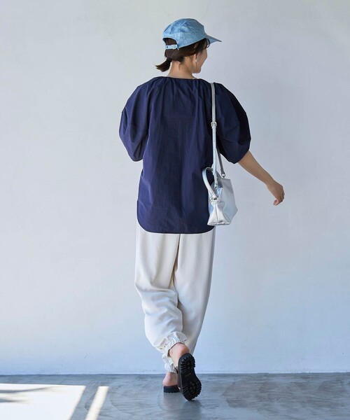 coen(コーエン)の「【RONEL】タックショルダーブラウス(シャツ/ブラウス・レディース・ホワイト/ブラック/ネイビー・S/M)」の20枚目の写真