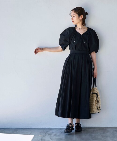 coen(コーエン)の「【RONEL】タックショルダーブラウス(シャツ/ブラウス・レディース・ホワイト/ブラック/ネイビー・S/M)」の15枚目の写真