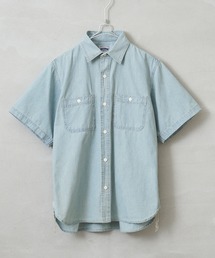 HOUSTON | USN COTTON S/S WORK SHIRT(シャツ/ブラウス)