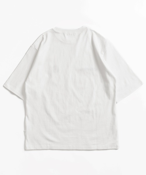 MUHET(ミュエータ)の「ロゴ刺繍Tシャツ(Tシャツ/カットソー・レディース・ネイビー/レッド/杢グレー/オフホワイト・X-LARGE/MEDIUM)」の6枚目の写真