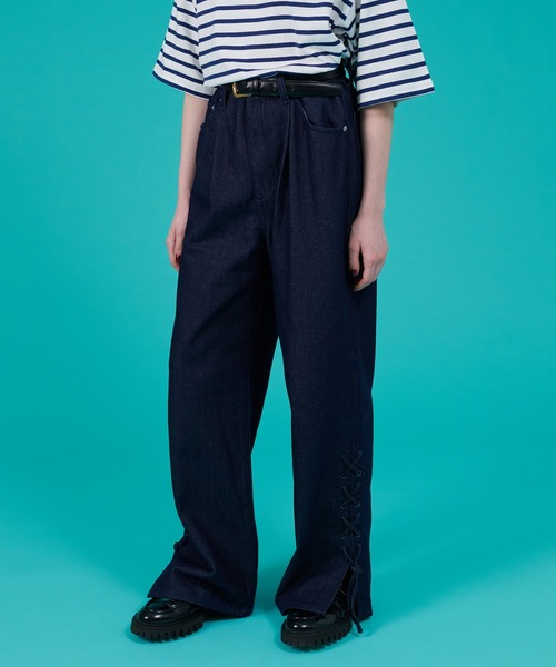 パンツ SWAGGER back embroidery denim SWAGGER back embroidery denim