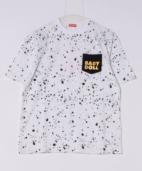 BABYDOLL（ベビードール）の「親子お揃い スプラッシュ Tシャツ 9514A（Tシャツ/カットソー・レディース・ブラック/ホワイト・XL/M/S/L）」の3枚目の写真
