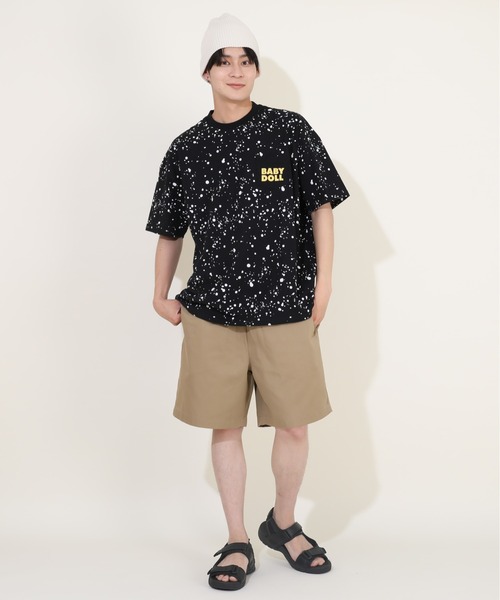 BABYDOLL（ベビードール）の「親子お揃い スプラッシュ Tシャツ 9514A（Tシャツ/カットソー・レディース・ブラック/ホワイト・XL/M/S/L）」の13枚目の写真