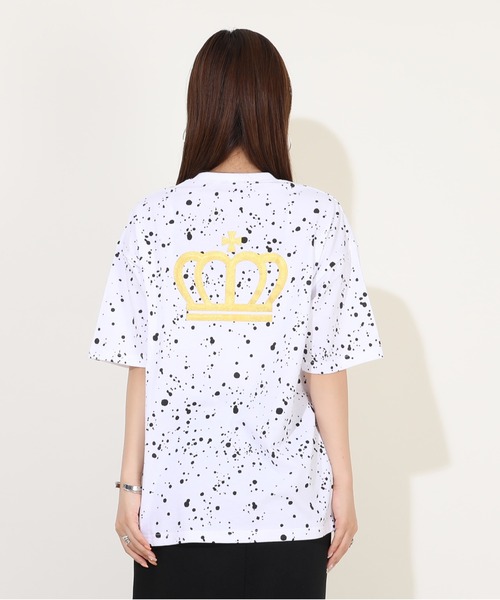 BABYDOLL（ベビードール）の「親子お揃い スプラッシュ Tシャツ 9514A（Tシャツ/カットソー・レディース・ブラック/ホワイト・XL/M/S/L）」の8枚目の写真