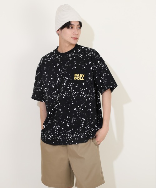 BABYDOLL（ベビードール）の「親子お揃い スプラッシュ Tシャツ 9514A（Tシャツ/カットソー・レディース・ブラック/ホワイト・XL/M/S/L）」の12枚目の写真
