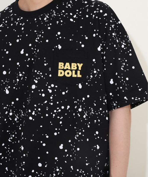 BABYDOLL（ベビードール）の「親子お揃い スプラッシュ Tシャツ 9514A（Tシャツ/カットソー・レディース・ブラック/ホワイト・XL/M/S/L）」の14枚目の写真