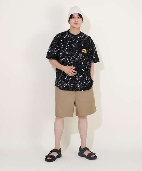 BABYDOLL（ベビードール）の「親子お揃い スプラッシュ Tシャツ 9514A（Tシャツ/カットソー・レディース・ブラック/ホワイト・XL/M/S/L）」の15枚目の写真