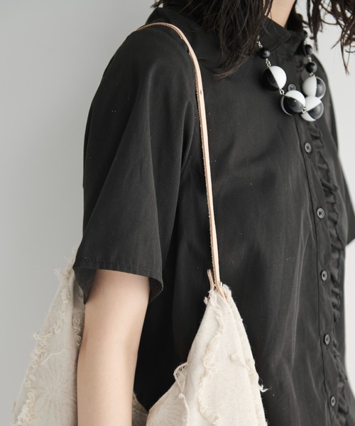 MERLOT（メルロー）の「2wayフリンジビッグトート（トートバッグ・レディース・ホワイト・FREE）」の2枚目の写真