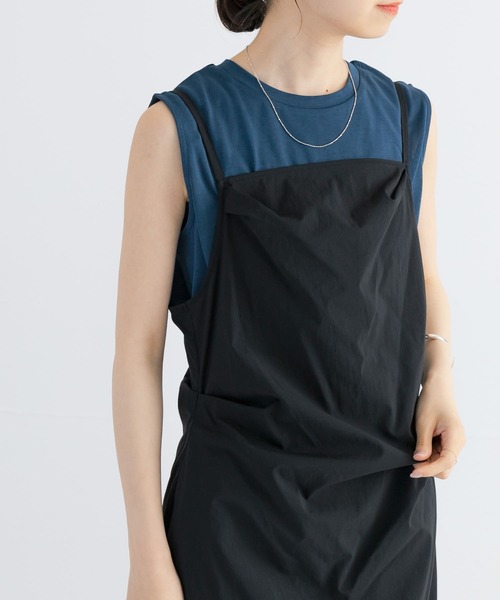 URBAN RESEARCH(アーバンリサーチ)の「『UR TECH ひやサラクール』ノースリーブカットソー(Tシャツ/カットソー・レディース・オフホワイト/ブルー系その他/チャコールグレー・FREE)」の10枚目の写真