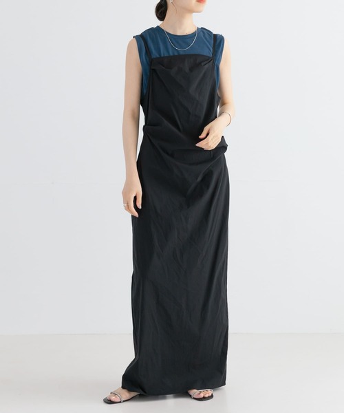 URBAN RESEARCH(アーバンリサーチ)の「『UR TECH ひやサラクール』ノースリーブカットソー(Tシャツ/カットソー・レディース・オフホワイト/ブルー系その他/チャコールグレー・FREE)」の14枚目の写真