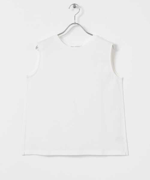 URBAN RESEARCH(アーバンリサーチ)の「『UR TECH ひやサラクール』ノースリーブカットソー(Tシャツ/カットソー・レディース・オフホワイト/ブルー系その他/チャコールグレー・FREE)」の20枚目の写真