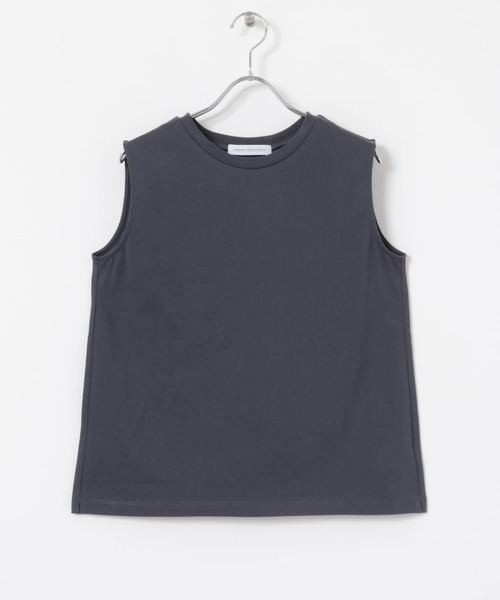 URBAN RESEARCH(アーバンリサーチ)の「『UR TECH ひやサラクール』ノースリーブカットソー(Tシャツ/カットソー・レディース・オフホワイト/ブルー系その他/チャコールグレー・FREE)」の21枚目の写真
