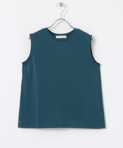 URBAN RESEARCH(アーバンリサーチ)の「『UR TECH ひやサラクール』ノースリーブカットソー(Tシャツ/カットソー・レディース・オフホワイト/ブルー系その他/チャコールグレー・FREE)」の22枚目の写真