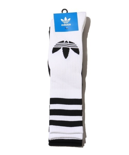 adidas（アディダス）の「adidas KNEE SOCK 2PP / アディダス KNEE ソックス 2PP（ソックス/靴下・メンズ・ホワイト・S）」の2枚目の写真