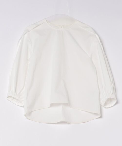TITE IN THE STORE（ティテ　インザ　ストア）の「タイプライタータックブラウス（シャツ/ブラウス・レディース・ブラック/オフホワイト/ブルー・38）」の17枚目の写真
