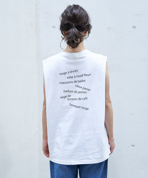 Rouge vif Anna（ルージュヴィフアンナ）の「ハートロゴノースリボックスTEE（Tシャツ/カットソー・レディース・ホワイト/ブラック・フリー）」の11枚目の写真