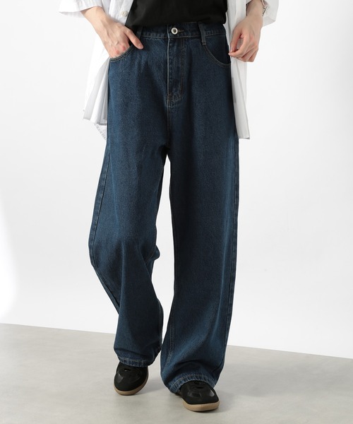 セットアップ トップス デニム ストレート パンツ 着回し 2点 SHIPS Colors:〈洗濯機可能〉ストレートデニム2◇ （デニム