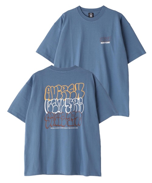 AVIREX(アヴィレックス)の「GRAFFITI AVIREX T-SHIRT / グラフィティ アヴィレックス Tシャツ(Tシャツ/カットソー・メンズ・ブラック/ブルーグレー/ブラウン/ホワイト・XX-LARGE/X-LARGE/MEDIUM/LARGE)」の3枚目の写真