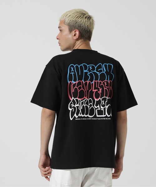 AVIREX(アヴィレックス)の「GRAFFITI AVIREX T-SHIRT / グラフィティ アヴィレックス Tシャツ(Tシャツ/カットソー・メンズ・ブラック/ブルーグレー/ブラウン/ホワイト・XX-LARGE/X-LARGE/MEDIUM/LARGE)」の12枚目の写真