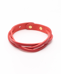 ピンク 編み込みレザー バングル ブレスレット 編み込み ブレスレット バングル」に該当する