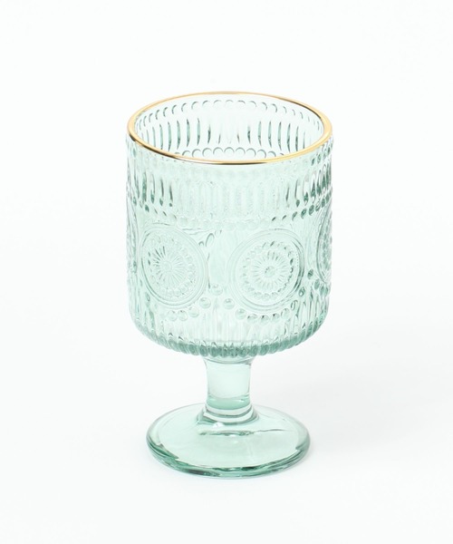 セール】エンボスステムゴブレットグラス（グラス/マグカップ