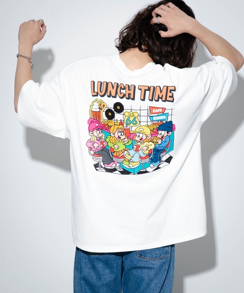 NEW JACK（ニュージャック）の「∴WEGO/別注NEW JACKグラフィックT（Tシャツ/カットソー・メンズ・ホワイト/ブラック/ホワイト系その他/ブラック系その他・MEDIUM/LARGE）」の10枚目の写真