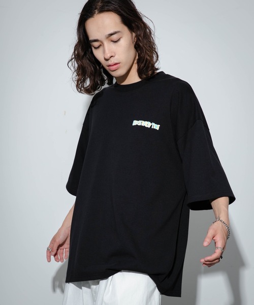 NEW JACK（ニュージャック）の「∴WEGO/別注NEW JACKグラフィックT（Tシャツ/カットソー・メンズ・ホワイト/ブラック/ホワイト系その他/ブラック系その他・MEDIUM/LARGE）」の21枚目の写真