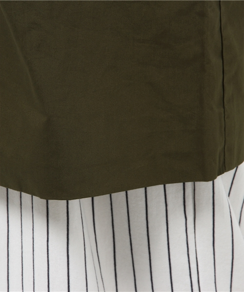 CIAOPANIC（チャオパニック）の「【Ciaopanic】　ノーカラージップコート（その他アウター・レディース・ベージュ/カーキ・FREE）」の12枚目の写真