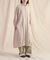 [Brocante / ブロカント] コットンレーヨンヴィンテージクロス バロンロンワンピース