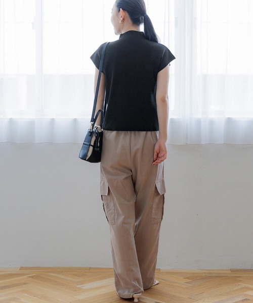 coca(coca)(コカ)の「チェーンロゴボトルネックニットトップス(Tシャツ/カットソー・レディース・ホワイト/ブラック・M/L)」の12枚目の写真