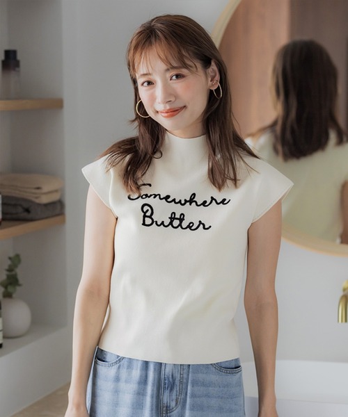 coca(coca)(コカ)の「チェーンロゴボトルネックニットトップス(Tシャツ/カットソー・レディース・ホワイト/ブラック・M/L)」の3枚目の写真