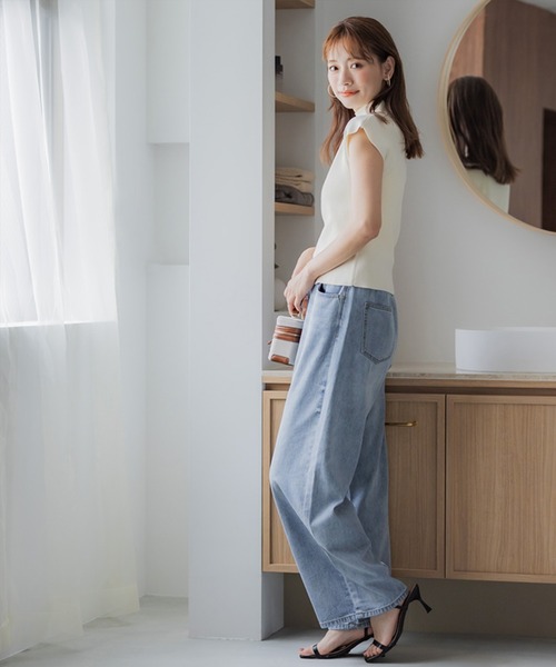 coca(coca)(コカ)の「チェーンロゴボトルネックニットトップス(Tシャツ/カットソー・レディース・ホワイト/ブラック・M/L)」の4枚目の写真