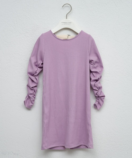 CIAOPANIC TYPY（チャオパニックティピー）の「【KIDS】バックベルトワンピース（ワンピース・キッズ・ブラック/パープル/カーキ・XX-LARGE/X-LARGE/LARGE/MEDIUM/SMALL）」の5枚目の写真