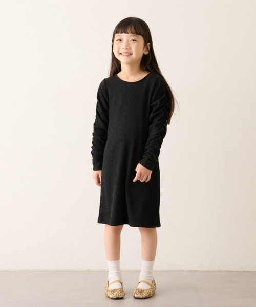 CIAOPANIC TYPY（チャオパニックティピー）の「【KIDS】バックベルトワンピース（ワンピース・キッズ・ブラック/パープル/カーキ・XX-LARGE/X-LARGE/LARGE/MEDIUM/SMALL）」の12枚目の写真