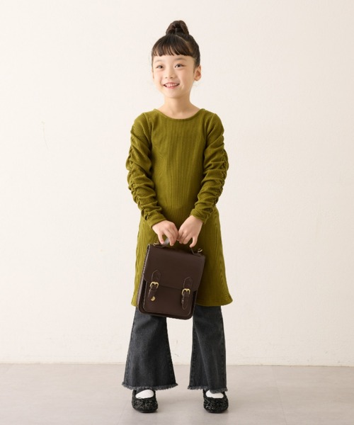 CIAOPANIC TYPY（チャオパニックティピー）の「【KIDS】バックベルトワンピース（ワンピース・キッズ・ブラック/パープル/カーキ・XX-LARGE/X-LARGE/LARGE/MEDIUM/SMALL）」の17枚目の写真