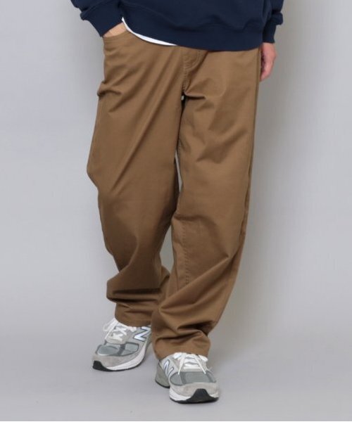 GLAZOS(グラソス)の「【大人向けサイズあり】ストレッチツイル・バギーパンツ(その他パンツ・キッズ・カーキ/ブラック/ブラウン/ネイビー・140cm/150cm/160cm/170cm)」の3枚目の写真