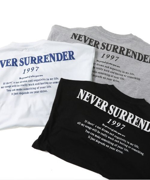 GLAZOS（グラソス）の「【STREET】バック発泡プリント袖ロゴビッグ長袖Tシャツ（Tシャツ/カットソー・キッズ・ブラック/グレー/ホワイト・140cm/150cm/160cm/170cm）」の6枚目の写真