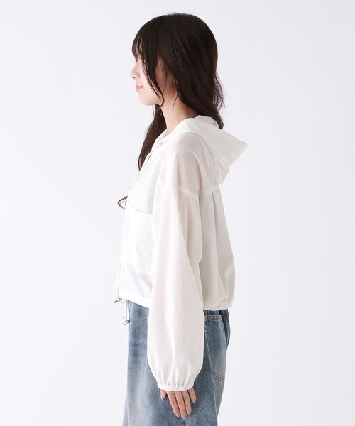 repipi armario（レピピ アルマリオ）の「ストレッチナイロンショートパーカー（パーカー・キッズ・ブラック/ホワイト/チャコールグレー/カーキ・LARGE/MEDIUM/SMALL）」の15枚目の写真