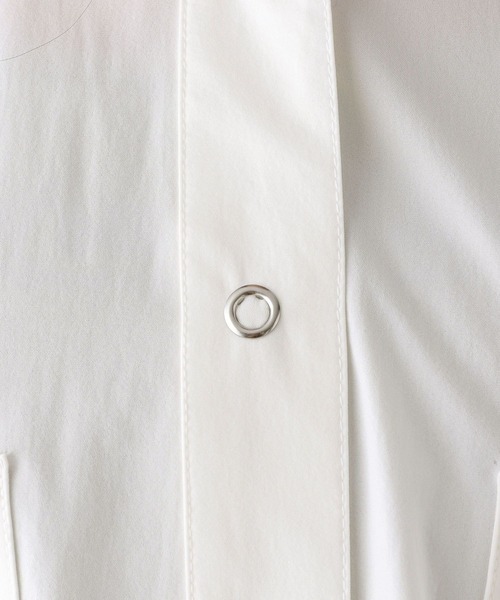 repipi armario（レピピ アルマリオ）の「ストレッチナイロンショートパーカー（パーカー・キッズ・ブラック/ホワイト/チャコールグレー/カーキ・LARGE/MEDIUM/SMALL）」の20枚目の写真