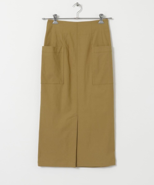 ITEMS URBANRESEARCH（アイテムズ アーバンリサーチ）の「ストレッチタイトスカート（スカート・レディース・ブラック/グリーン系その他/キャメル・FREE）」の18枚目の写真