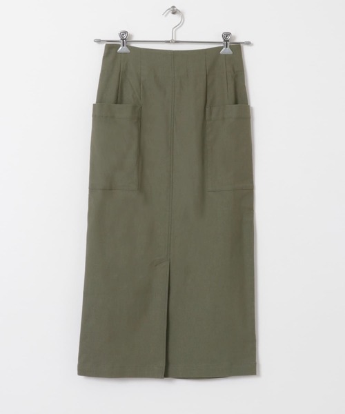 ITEMS URBANRESEARCH（アイテムズ アーバンリサーチ）の「ストレッチタイトスカート（スカート・レディース・ブラック/グリーン系その他/キャメル・FREE）」の20枚目の写真