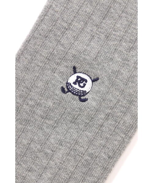 PEARLY GATES（パーリーゲイツ）の「【PEARLY GATES】2ラインニーハイソックス (LADIES)（ソックス/靴下・レディース・グレー/ホワイト/ネイビー・FREE）」の4枚目の写真