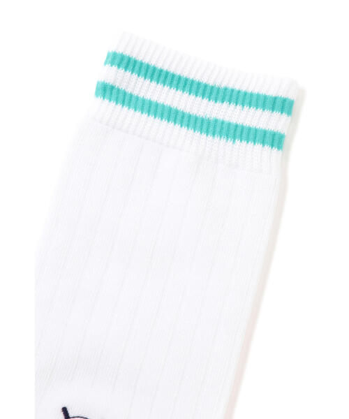 PEARLY GATES（パーリーゲイツ）の「【PEARLY GATES】2ラインニーハイソックス (LADIES)（ソックス/靴下・レディース・グレー/ホワイト/ネイビー・FREE）」の6枚目の写真