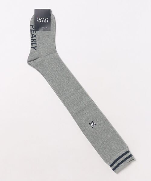 PEARLY GATES（パーリーゲイツ）の「【PEARLY GATES】2ラインニーハイソックス (LADIES)（ソックス/靴下・レディース・グレー/ホワイト/ネイビー・FREE）」の14枚目の写真