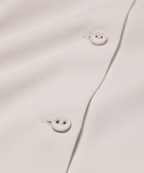 ROPE' PICNIC（ロペピクニック）の「【KIDS】フレアカラーブラウス/リンクコーデ・WEB限定サイズ:110cm（シャツ/ブラウス・キッズ・オフホワイト/ベージュ系その他・150/140/130/120/110）」の12枚目の写真