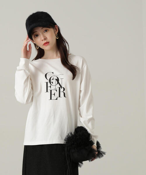 PROPORTION BODY DRESSING(プロポーションボディドレッシング)の「ロゴロンTEE / 1214260906(Tシャツ/カットソー・レディース・ブラック/ベージュ系その他/レッド・FREE)」の11枚目の写真