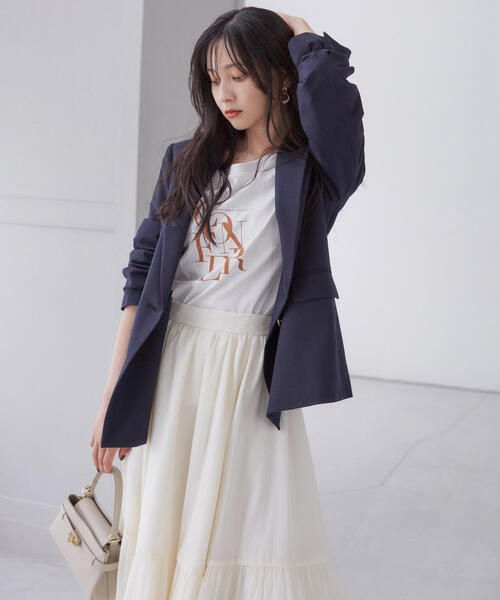 PROPORTION BODY DRESSING(プロポーションボディドレッシング)の「ロゴロンTEE / 1214260906(Tシャツ/カットソー・レディース・ブラック/ベージュ系その他/レッド・FREE)」の19枚目の写真