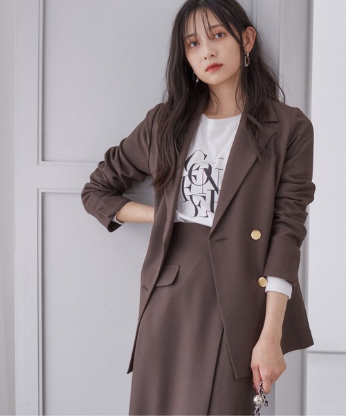 PROPORTION BODY DRESSING(プロポーションボディドレッシング)の「ロゴロンTEE / 1214260906(Tシャツ/カットソー・レディース・ブラック/ベージュ系その他/レッド・FREE)」の4枚目の写真