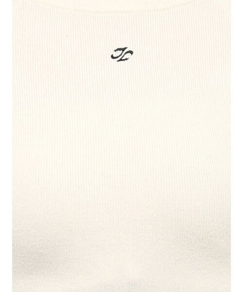 jouetie(ジュエティ)の「リボンラインニットボディスーツ(ニット/セーター・レディース・グリーン/オフホワイト/ブラック・MEDIUM)」の11枚目の写真